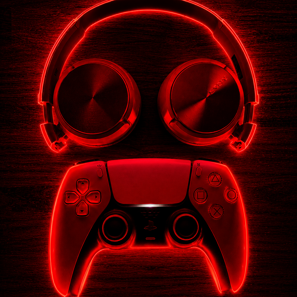 NS Gaming Wallpaper Pack – Red Pulse Edition