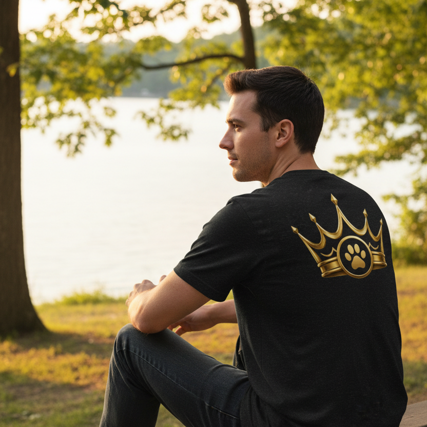Nordschnack Luxury Crown Unisex T-Shirt – Premium Dog Lifestyle Edition