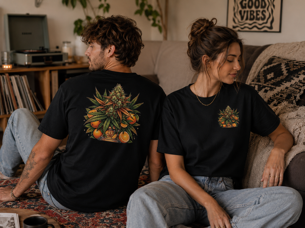 "Orange Bud" – The Vintage Collection Cannabis Premium T-Shirt
