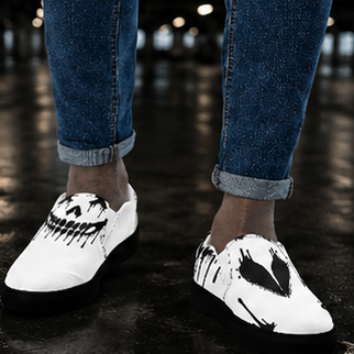 Broken Smiles – Classic Skull Slip-On | Limited Edition